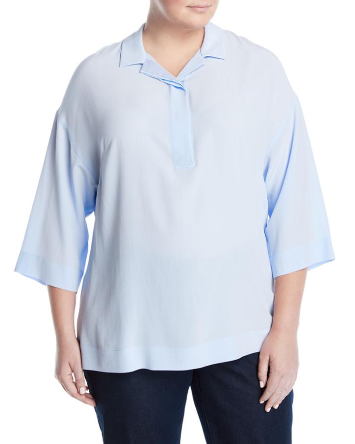 Alek Silk Crepe Tunic,