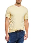 Men's Ribbed Trim Cotton T-shirt