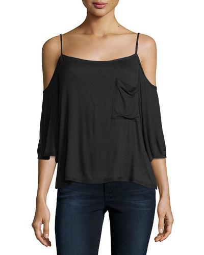 Lazy Day Cold-shoulder Top