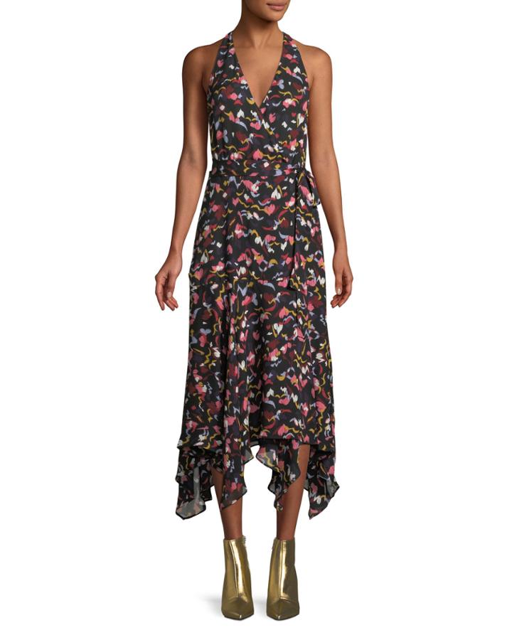 Roslyn Hearts Silk Sleeveless