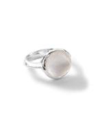 Rock Candy&reg; Medium Round Mother-of-pearl Doublet Ring
