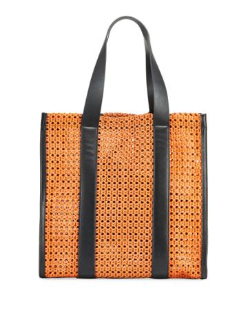 Kai Woven Faux-leather