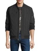 Men's Quilted Bomber Jacket