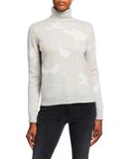 Camo Wool-blend Turtleneck