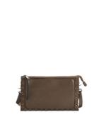 Faye Bubbled Faux-leather Crossbody Bag