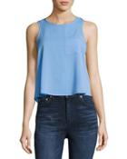 Polly Plains Sleeveless Crop Tank Top