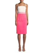 Olie Cutout Stretch-crepe Dress