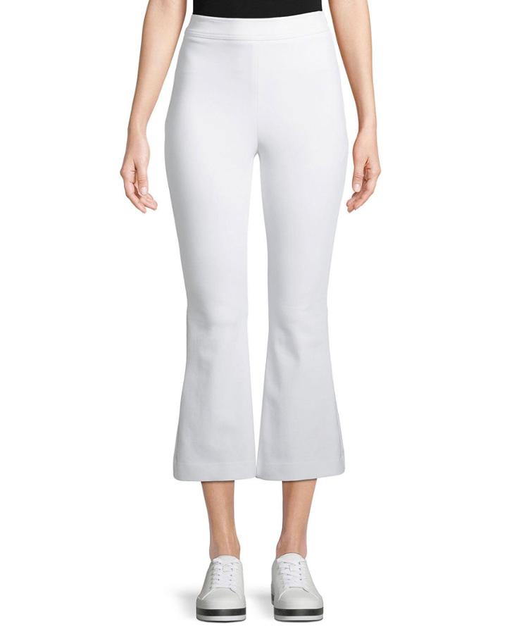 William Flare-leg Stretch-knit Pants