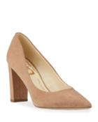 Minden Suede Pointed-toe Pumps
