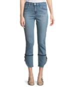 Ruby High-rise Cropped Cigarette Jeans, Patriot