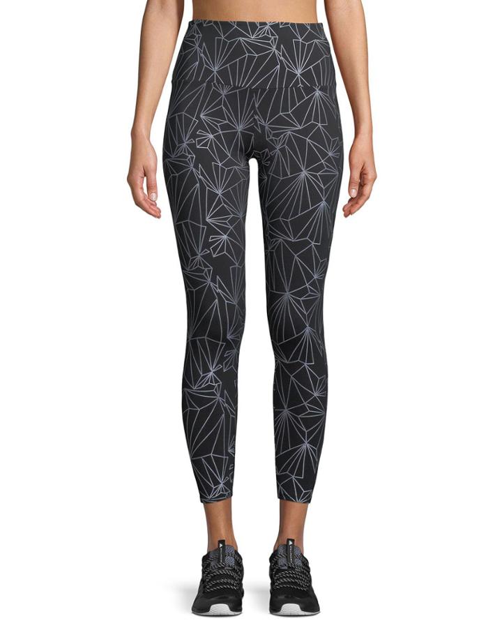 High Basic Midi Leggings, Black