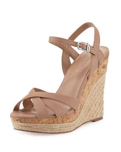 Astro Leather Wedge