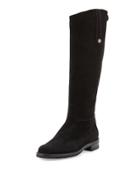 Tall Suede Riding Boot