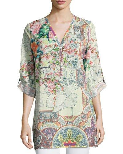 Vita Floral-print Blouse,