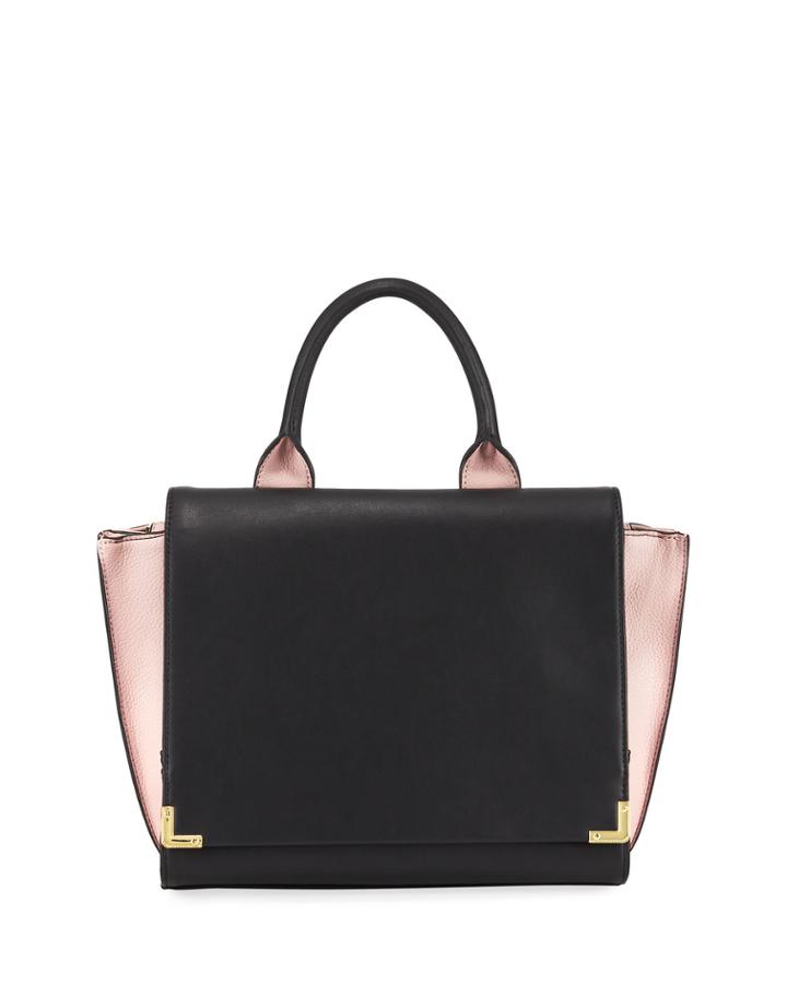 Winged Colorblock Fold-over