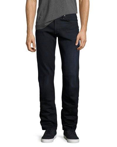 Zach Straight-leg Denim Jeans, Blue