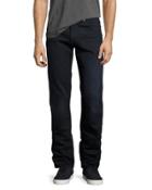 Zach Straight-leg Denim Jeans, Blue