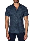 Men's Semi-fitted Constellation-print Short-sleeve