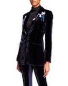 Shawl Collar Fitted Jacket