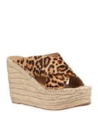 Adenly Leopard-print Espadrille