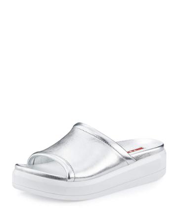 Leather 35mm Platform Sport