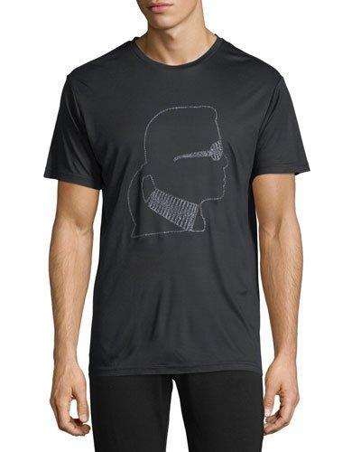 Karl Embroidered Short-sleeve Tee