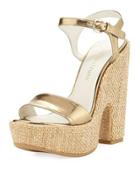 Oneoff Metallic High Wedge