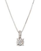 18k Diamond Bouquets Pendant Necklace