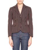 Trinity Pinstriped Two-button Jacket