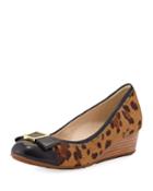 Emory Grand Calf Hair Bow Wedges