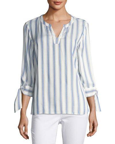 Striped Tie-cuff