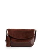 Paige Small Suede Crossbody Bag