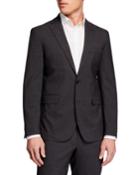 Men's Wool-blend Suit Separate Jacket