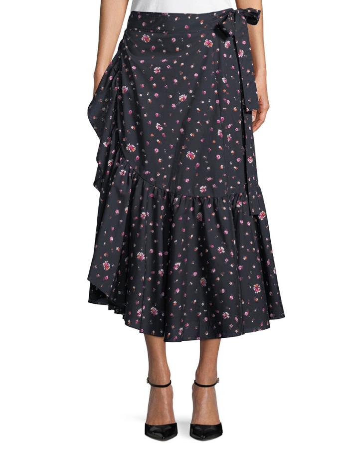 Mia Floral-print Wrap