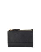 Saffiano Leather Fold-over Wallet