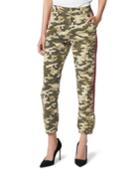 The High-rise Camo-print Trouser With