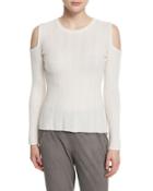 Marlah Ribbed Cold-shoulder