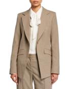 Virginia Navigator Micro Check One-button Blazer