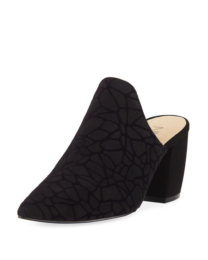Resel Sketch Suede Block-heel