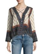 Crisscross Wrap Top