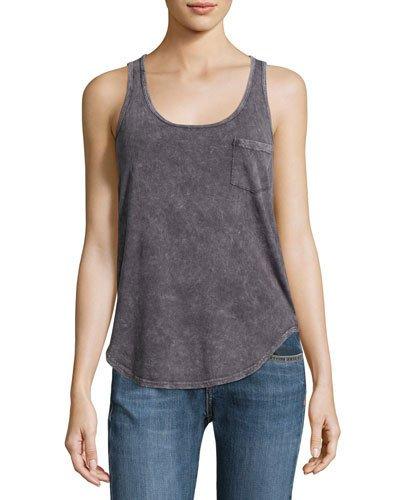 Jersey Boyfriend Tank, Gray