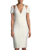 Alana Cold-shoulder Bandage Dress