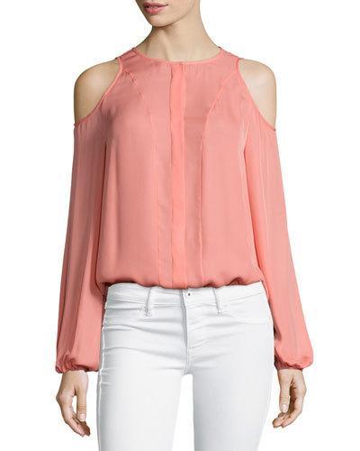 Cold-shoulder Blouse,