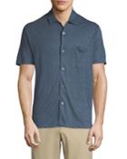 Men's Storm Linen Short-sleeve Pocket
