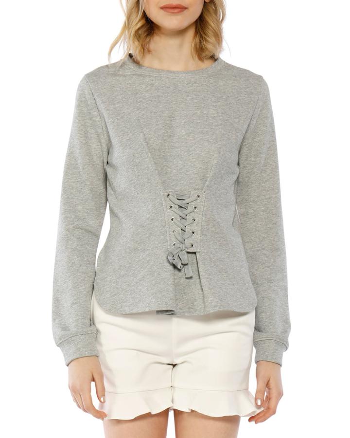Isabella Long-sleeve Corset Top