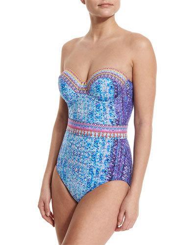 Marrakech Express Underwire One-piece Swimsuit W/belt,