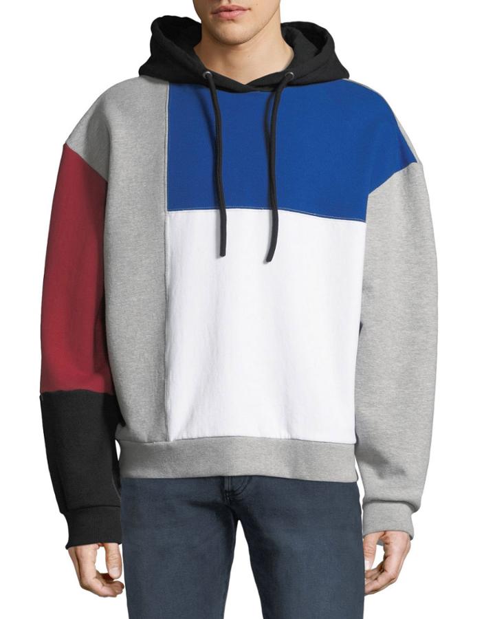 Men's Pieced Hoodie