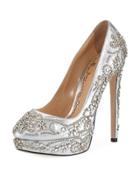 Mary Embellished Platform Pump,