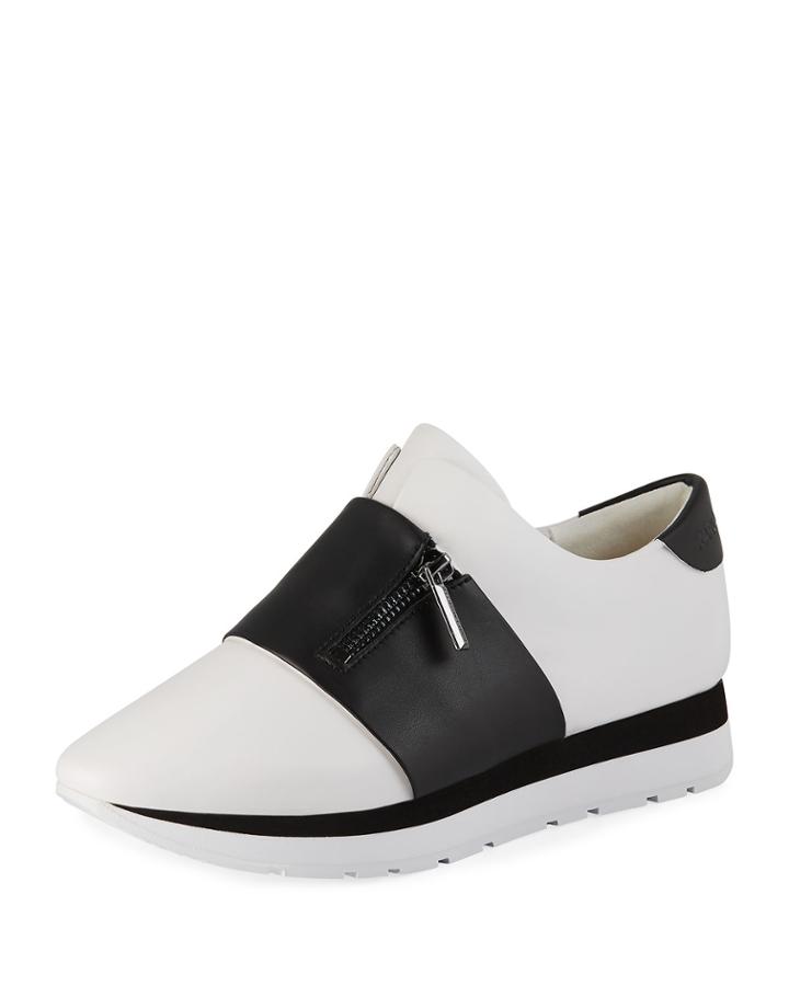 Kenley Banded Slip-on Leather