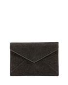 Leo Metallic Envelope Clutch Bag